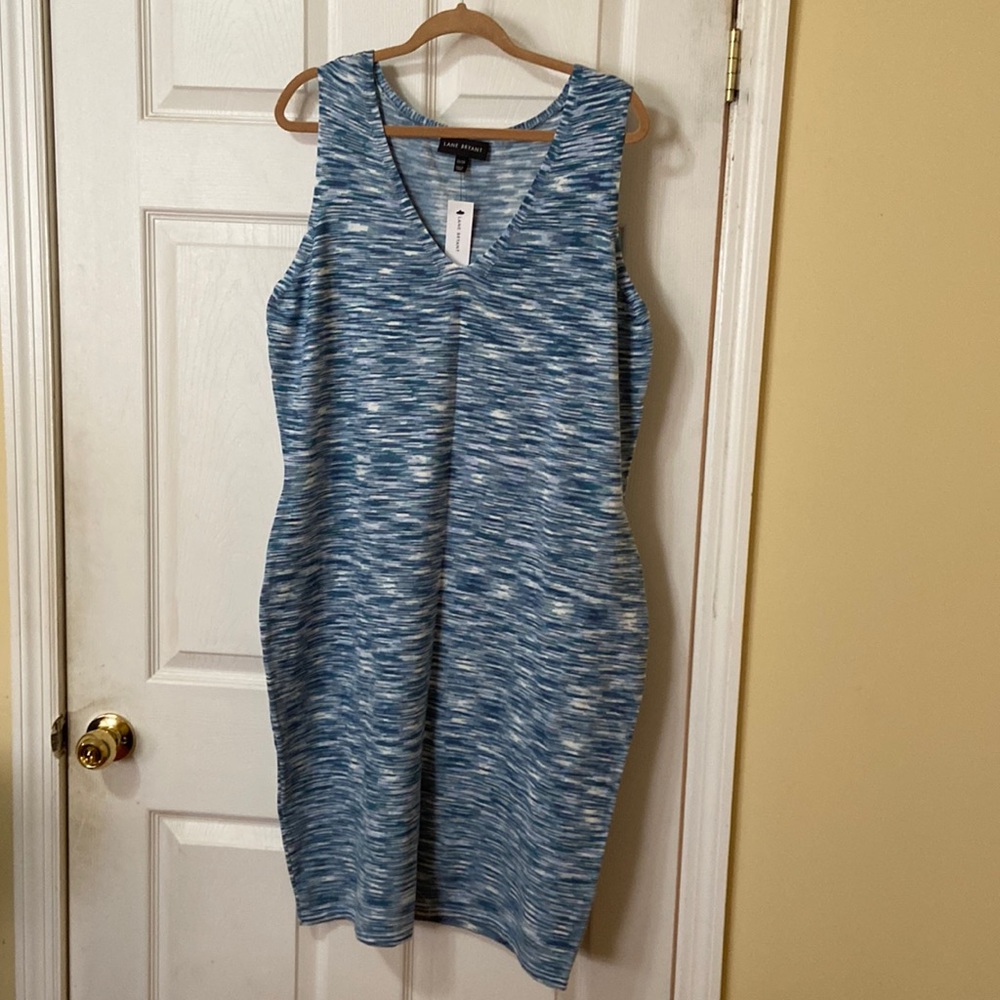 Sleeveless Marled Sweater Dress